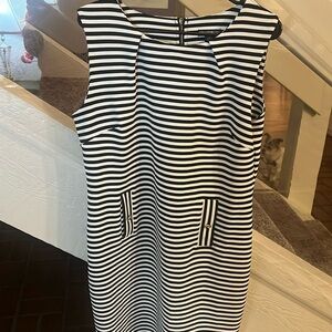 Perfect striped spring sheath dress Xl
